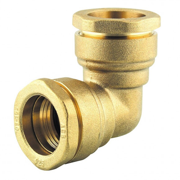 Coude laiton 90° D.25