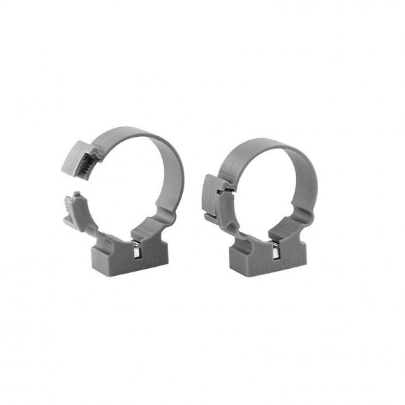 Collier de fixation monobloc PVC évacuation D.32