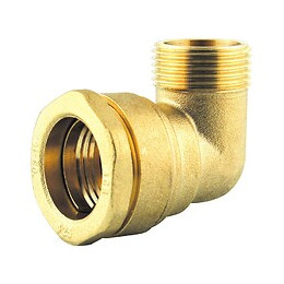 Coude laiton 90° fileté D.25x3/4