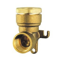 Applique murale coudée laiton D.20x1/2