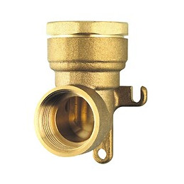 Applique murale coudée laiton D.25x3/4