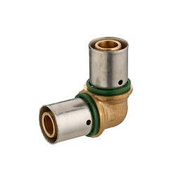 Coude égal pour PER à sertir D.16