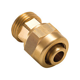 Raccord pour tube PER à compression diamètre 20mm mâle 3/4