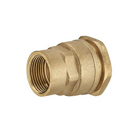 Raccord laiton droit polyéthylène F. 20x27mm D.25mm