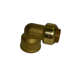 1 coude à visser pour tube d14mm femelle 15x21mm