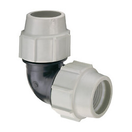 Raccord PLASSON Série 7 Modèle 7050 Coude PP à 90° Diamètre 25 mm