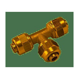 Té pour tube PER à compression diamètre 20mm