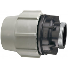 Raccord PLASSON Série 7 Modèle 7030 fileté Femelle PP D.32mm 1''