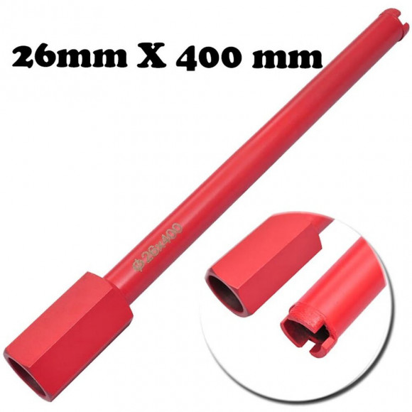 Couronne Diamant Pour Carotteuse 26 Mm X 400 Mm -