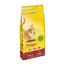 Croquettes chat Boeuf/Poulet/Légumes ajoutés - 2kg