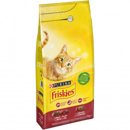 Croquettes chat Boeuf/Poulet/Légumes ajoutés - 2kg