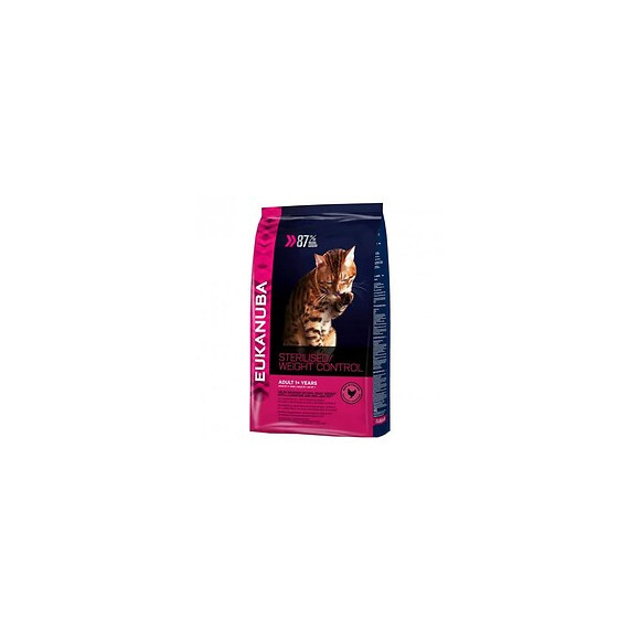 Croquettes pour chats sterilisés adultes WEIGT CONTROLE 3kg EUKANUBA