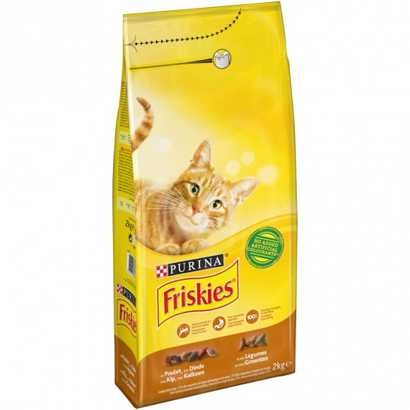 Croquettes chat adulte - Poulet et Dinde - 2kg