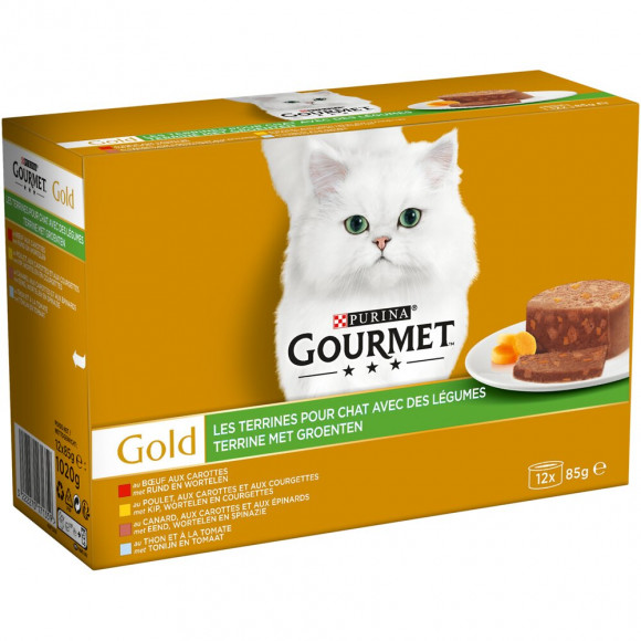 Boite GOLD Les Terrines aux Légumes - 12x85g