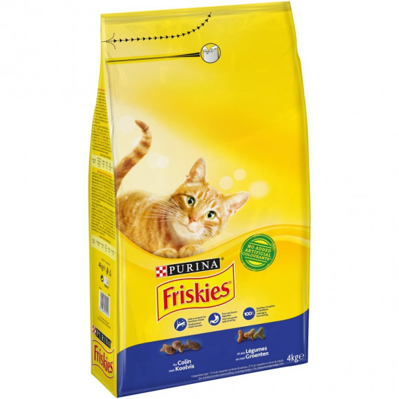 Croquettes chat - Colin et Légumes ajoutés - 4kg