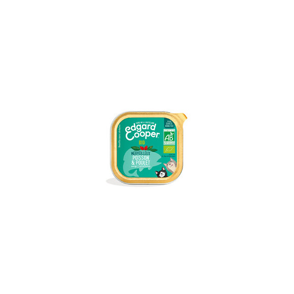 Barquette Bio Chat 85g Poisson/Poulet frais