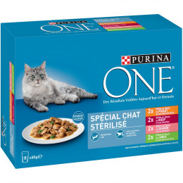Sachet repas chat Stérilisé - Multivariétés - 8x85g