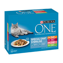 Sachet repas chat Stérilisé - Multivariétés - 8x85g
