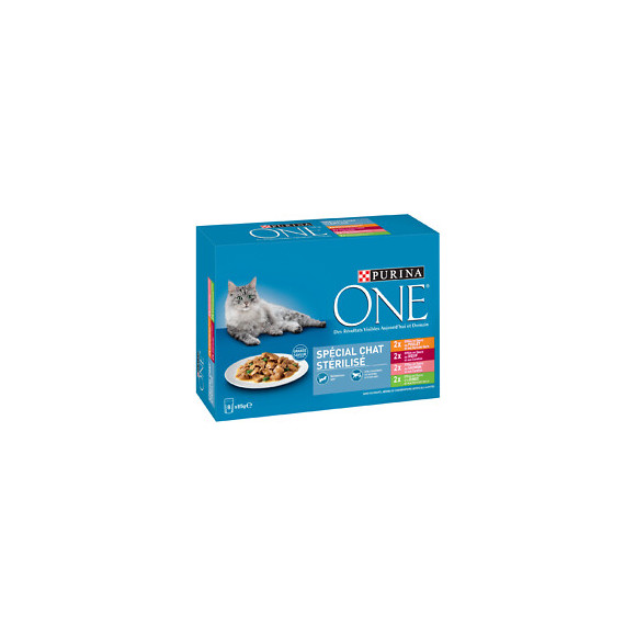 Sachet repas chat Stérilisé - Multivariétés - 8x85g