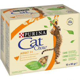 Sachets repas chat adulte - Poulet et Courgettes - 10x85g