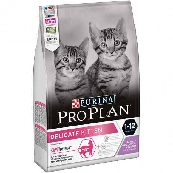 Croquettes chat Délicate KITTEN - riche en Dinde - 3kg