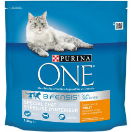 Croquettes chat d'intérieur stérilisé - 1.5kg