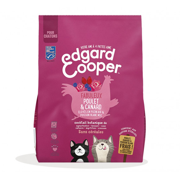 Croquette Naturelle Chaton 300g Poulet/Canard/Poisson