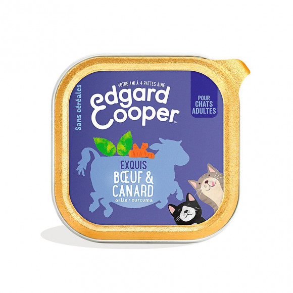 Barquette Naturelle Chat 85g Boeuf/Canard frais