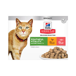 Aliment chat Feline Senior Vita Multi pack Poulet Sa 12x85g
