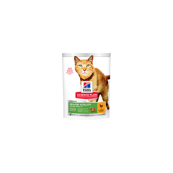 Aliment chat Feline Mat7+ Senior Vital Riz 300g