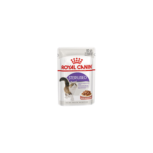 Aliment chat STERILISED BOUCHEES EN SAUCE CHAT STERILISE DE 1A7 ANS