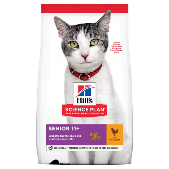 Aliment chat Feline Senior 11+ Poulet 3kg