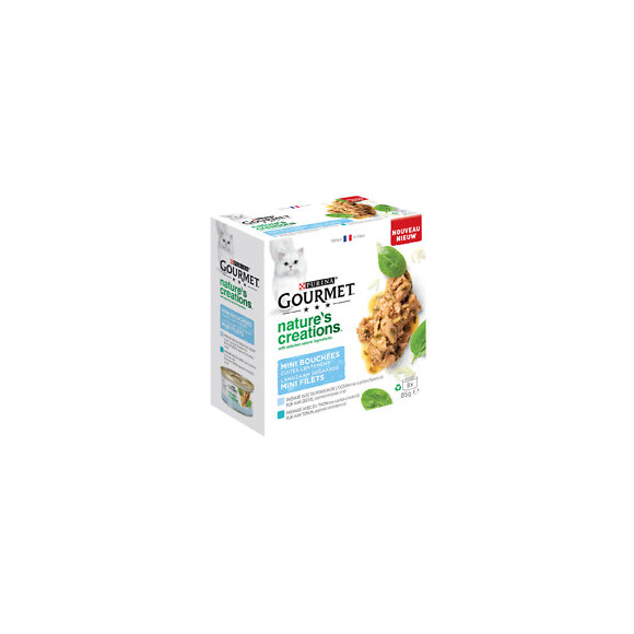 Aliment Chat adulte Nature's Creation, multipack 8x85g