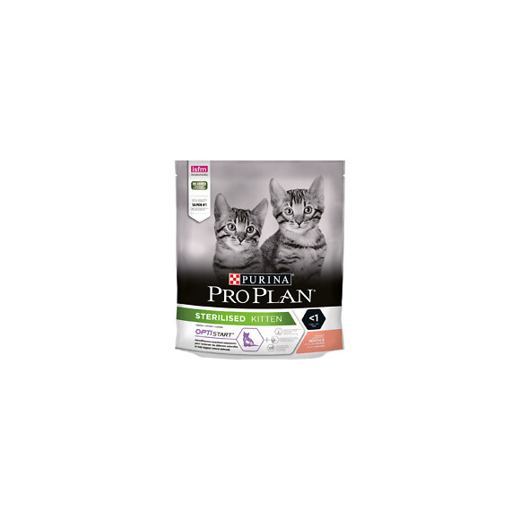 Croquettes Chaton stérilisé, Saumon 400g