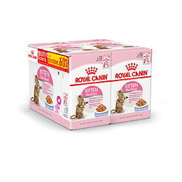 Aliment chat KITTEN STERILISED GELEE 12x85g 1+1 A-60%