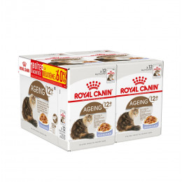 Aliment chat AGEING12+ BOUCHEES EN GELEE CHAT SENIOR PLUS DE 12 ANS