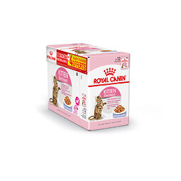 Aliment chat KITTEN STERILISED GELEE 12X85G dont 4 gratuit