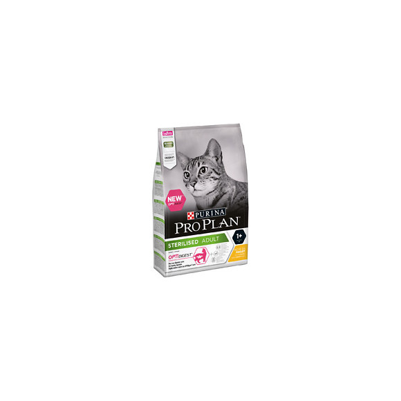 Croquettes chat stérilisé adulte - Poulet - Optidigest - 3kg