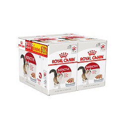 Aliment chat INSTINCTIVE MOUSSE 12X85G 1+1 A-60%