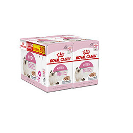 Aliment chat KITTEN SECOND AGE MOUSSE 12x85g 1+1 A-60%