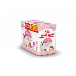 Aliment chat KITTEN SECOND AGE SAUCE 12x85g dont 4 gratuit
