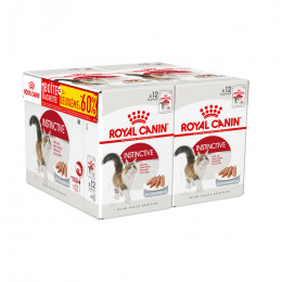 Aliment chat INSTINCTIVE MOUSSE 12X85G 1+1 A-60%
