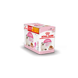 Aliment chat KITTEN SECOND AGE SAUCE 12x85g dont 4 gratuit