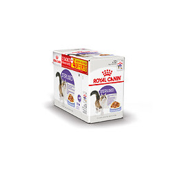 Aliment chat STERILISED GELEE 12x85g dont 4 gratuit
