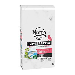 Croquettes NUTRO pour chat adulte au Saumon et aux Poissons blancs 4kg
