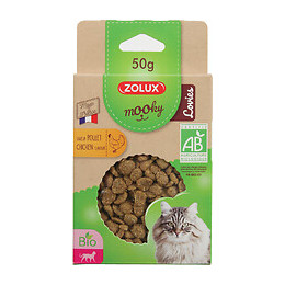 Friandises BIO pour chat au poulet 50g