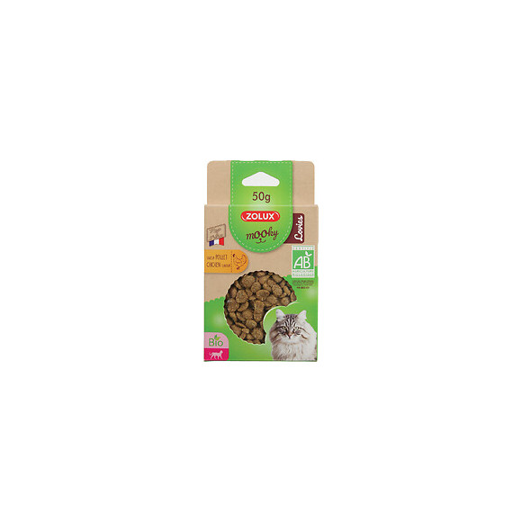 Friandises BIO pour chat au poulet 50g