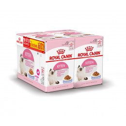 Aliment chat KITTEN GELEE 12x85g 1+1 A-60%
