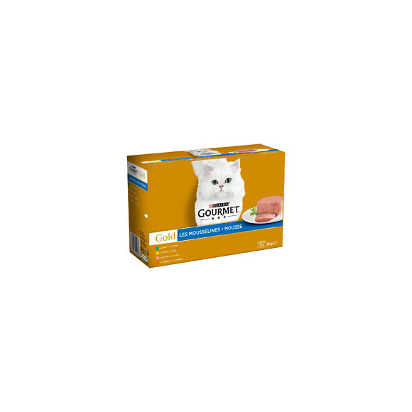Aliment chat adulte viande/poisson 12 x 85 g
