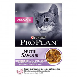 Aliment chat adulte Délicate - Dinde - 85g